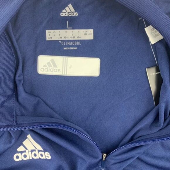 ADIDAS Team 19 Women's Quarter-Zip Jerseys Activewear Top - Picture 9 of 13